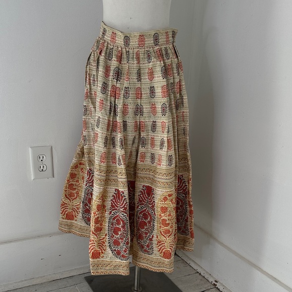 Vintage 50s Cotton MCM 2 Piece Novelty Print Set - Picture 2 of 6